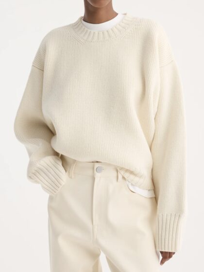 Wool Slipover Off White (Copy) (Copy) (Copy)